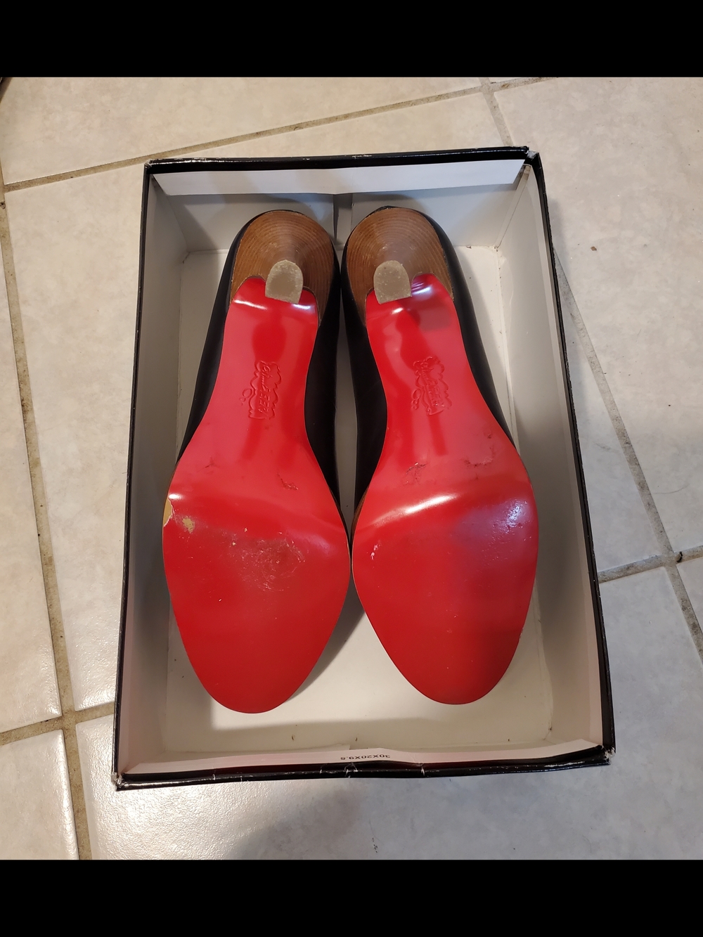 Oh Deer! Black Classic Round-Toe Red Bottom Pumps